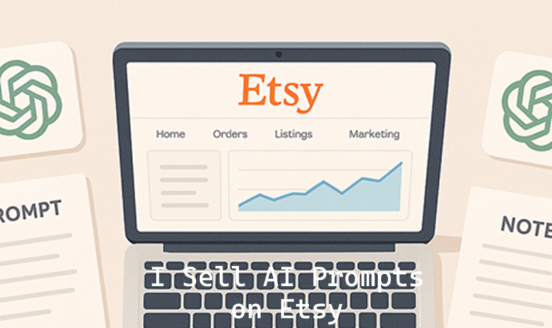我在Etsy上卖AI提示词