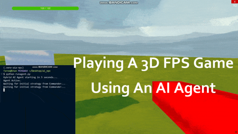 用AI代理玩3D FPS游戏