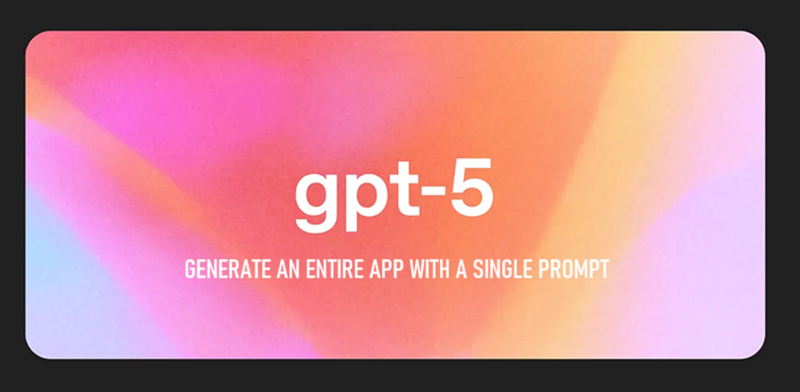 GPT-5：一次性构建整个应用