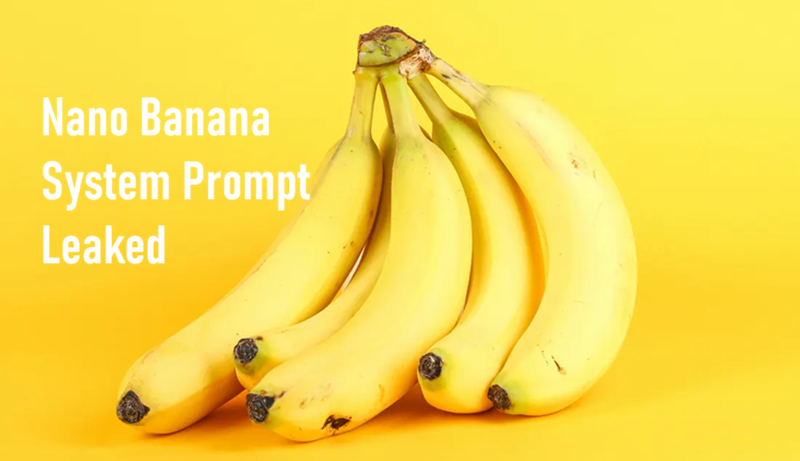 Nano Banana 系统提示(泄露)