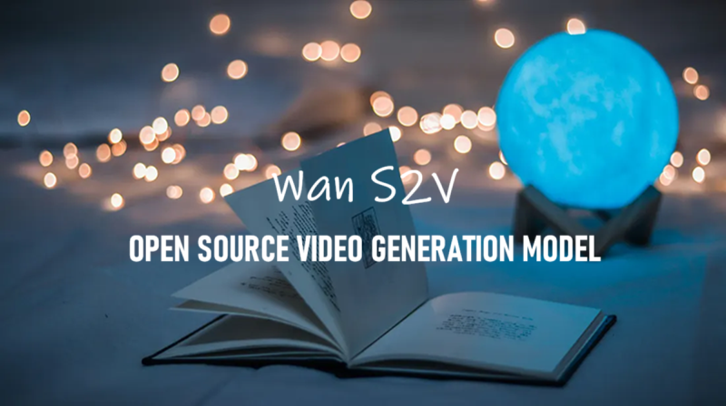 Wan S2V开源视频生成模型