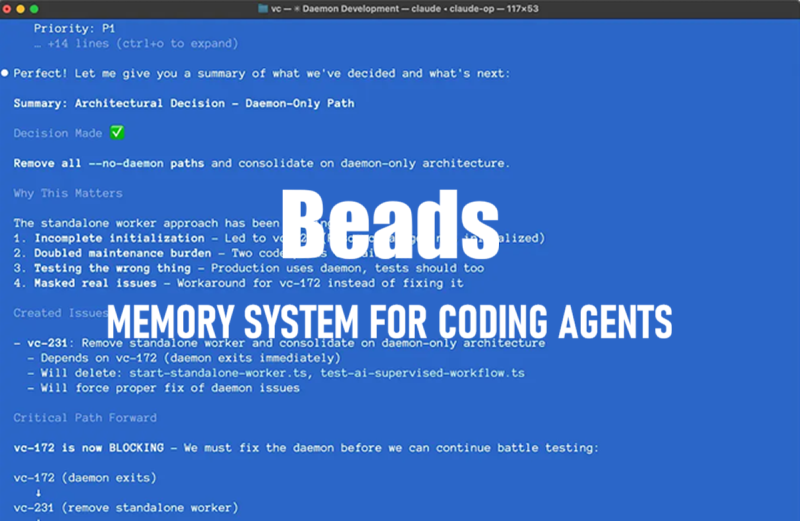 Beads：AI编码代理的记忆系统