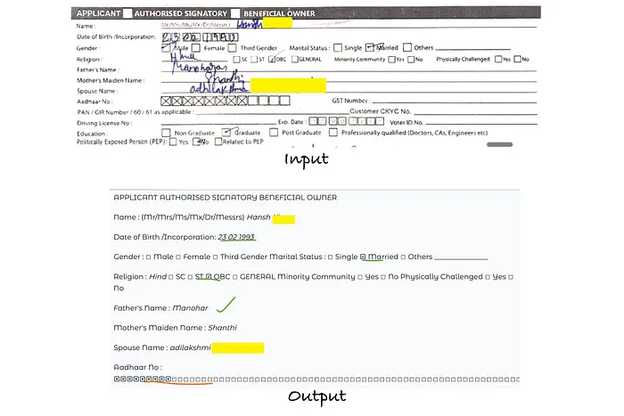 手写和表单键值理解示例