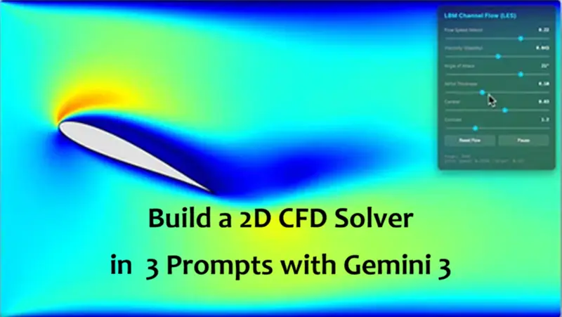 用3个提示创建2D CFD求解器 - 汇智网