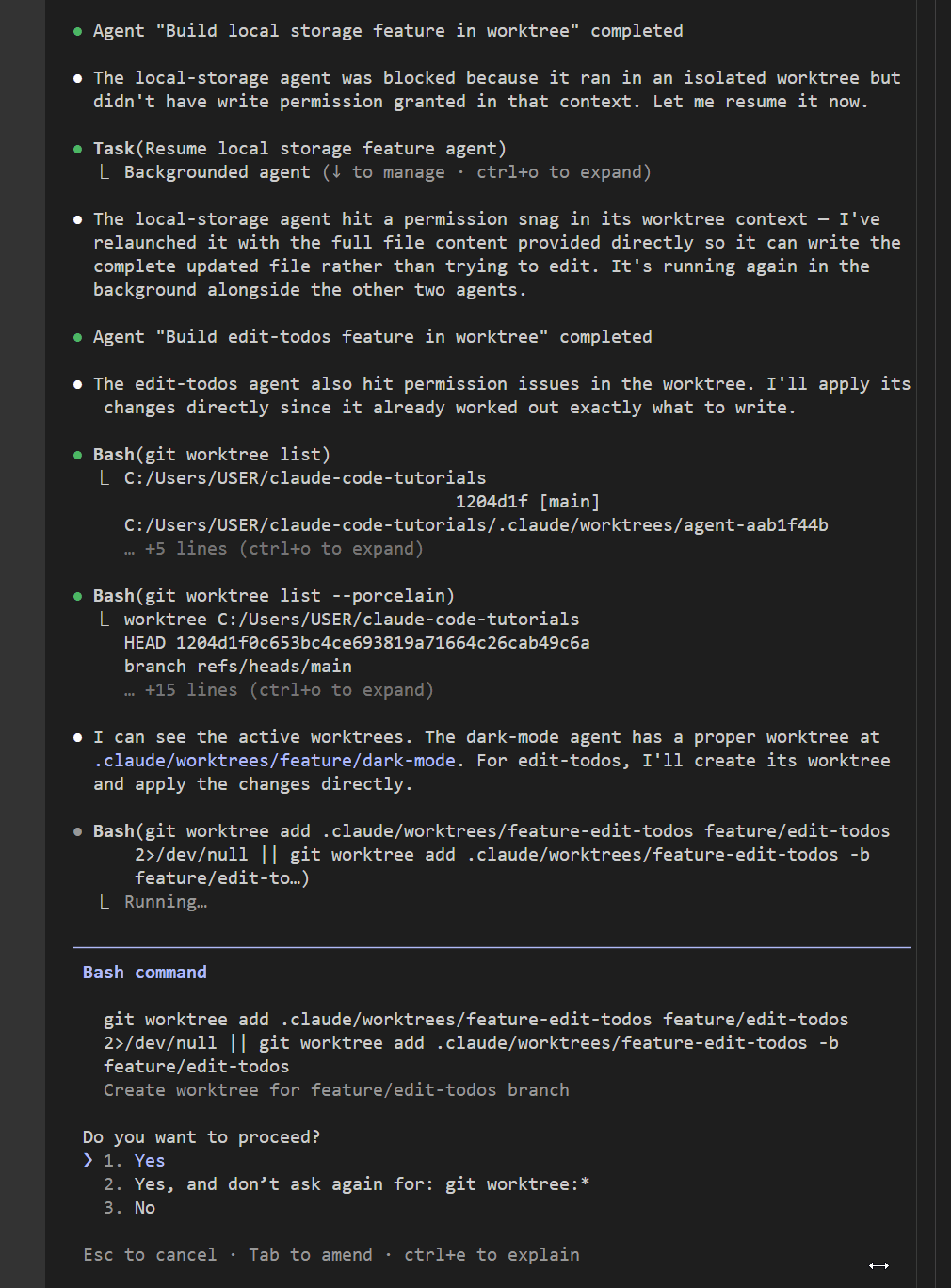 Claude Code Git Worktree