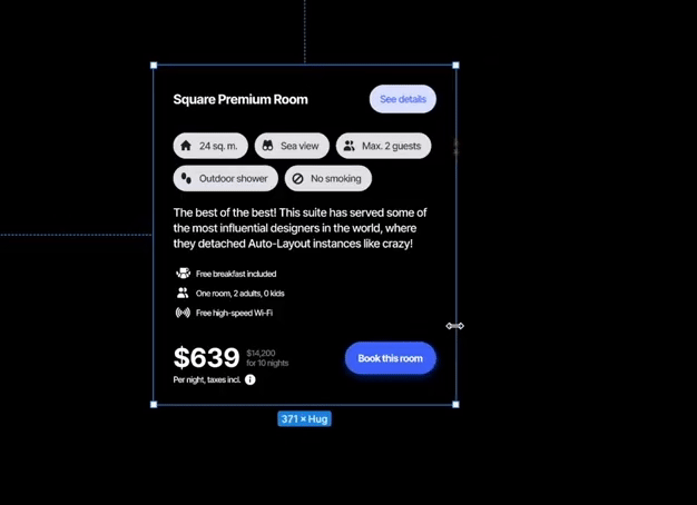 Figma自动布局示例