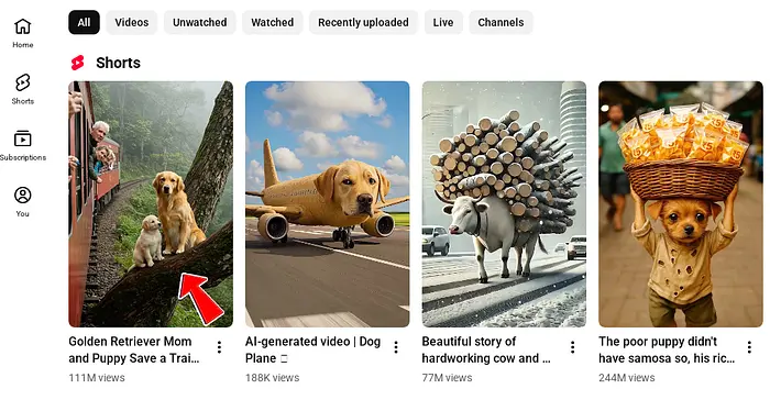 AI宠物故事YT频道