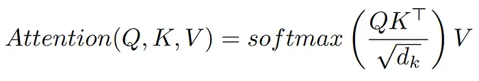 注意力公式