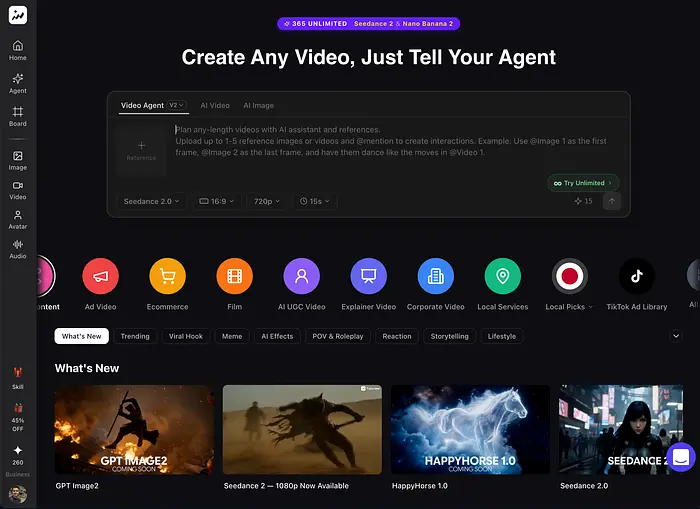 在 Topview 上创建 AI 视频