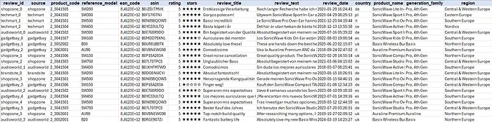 该工具使用的示例数据集片段（作者图片）
