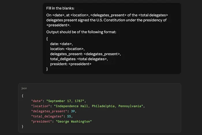让AI以JSON格式响应。