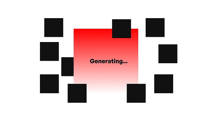 Generative AI running on prediction of patterns