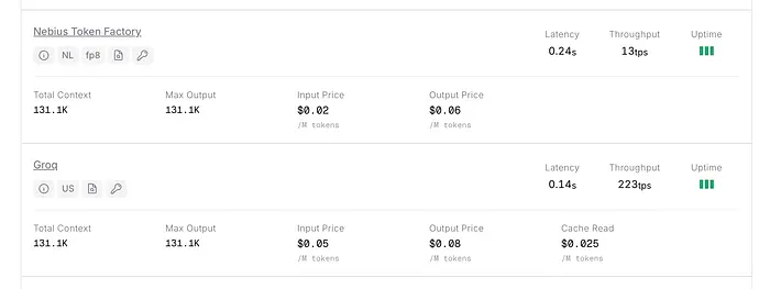 Groq的性能是其他提供商的10倍