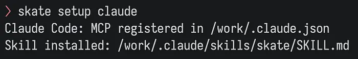 用Claude Code设置Skate