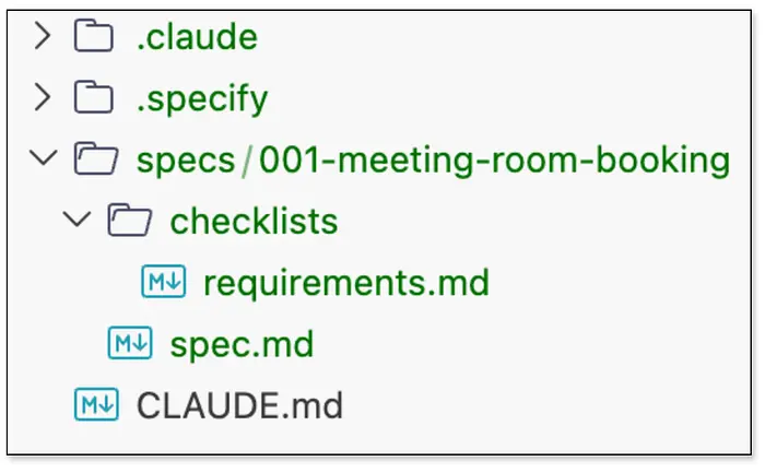 specify generated files
