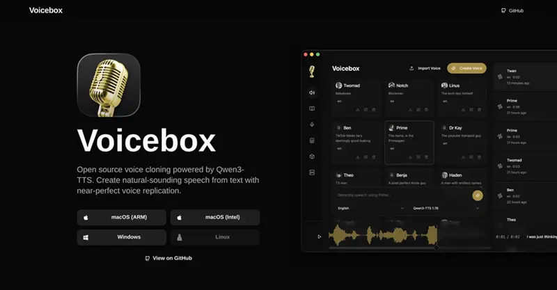 Voicebox：开源语音工作室 - 汇智网