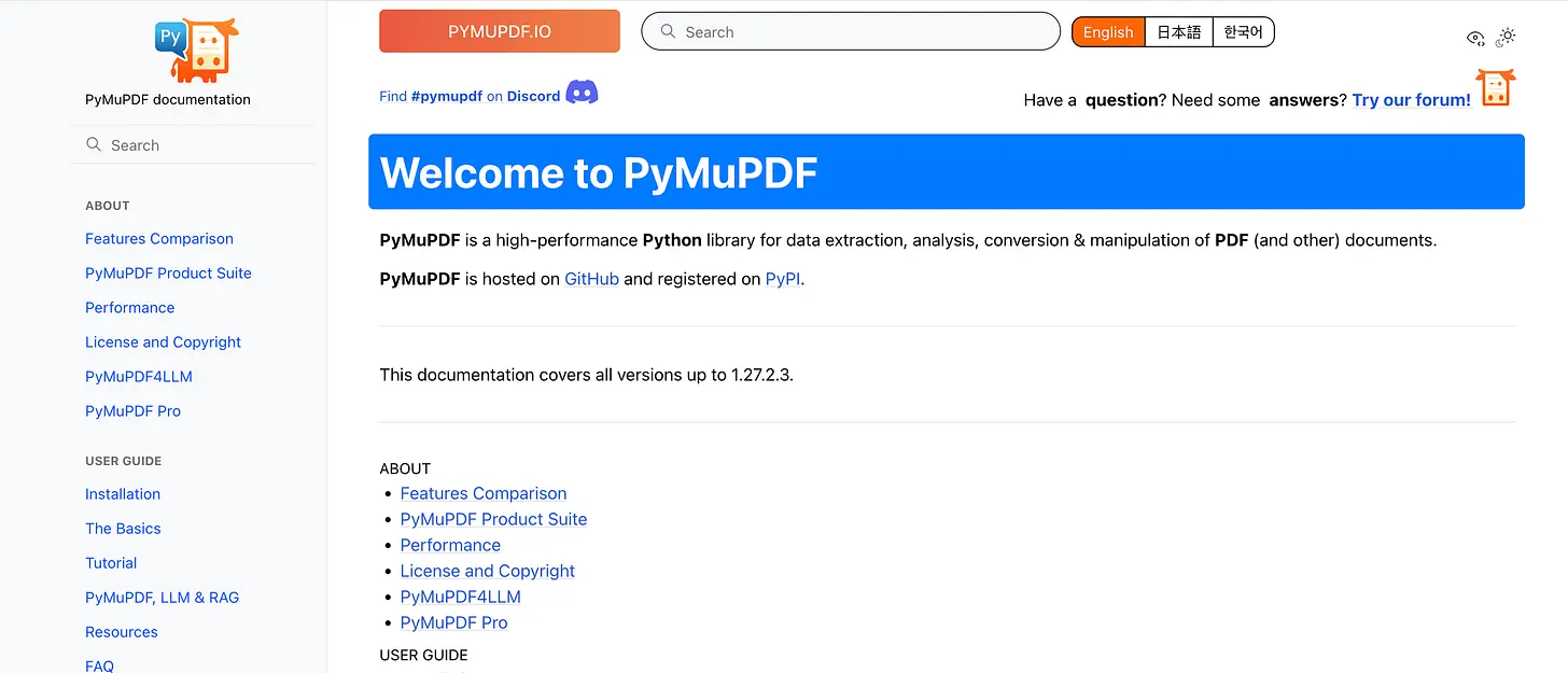 PyMuPDF