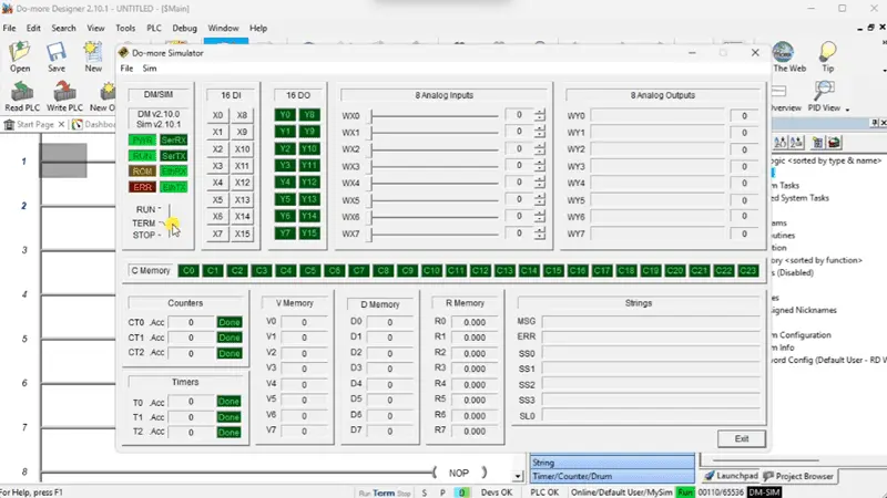 Do-More Designer Software Simulator - Can I Use CLAUDE AI to Program a PLC Successfully?