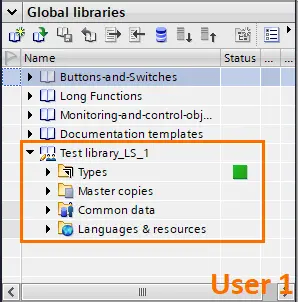 图 2.9 - 高级西门子 TIA Portal PLC 编程 | 全局库已创建
