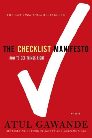 《The Checklist Manifesto》封面