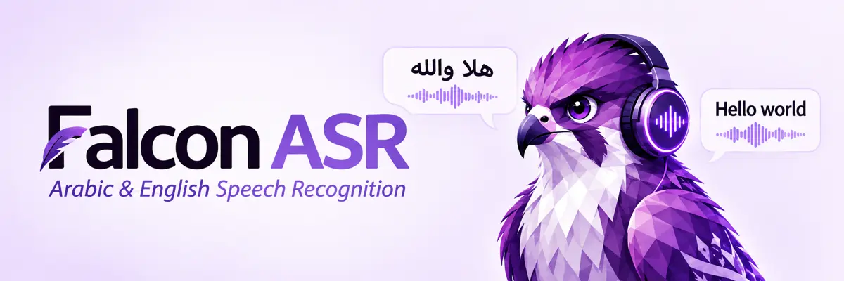 Falcon ASR:阿拉伯语与英语语音识别