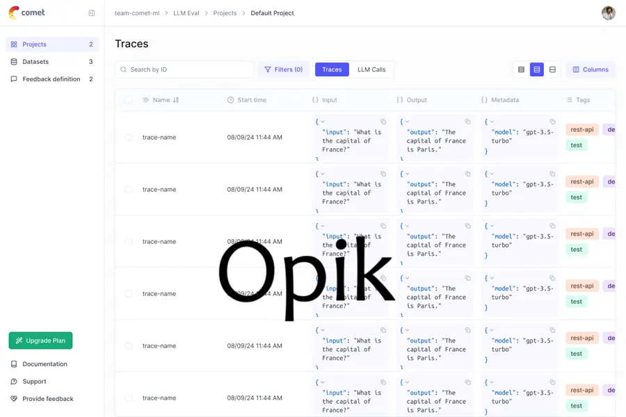 Opik：端到端LLM应用监测平台
