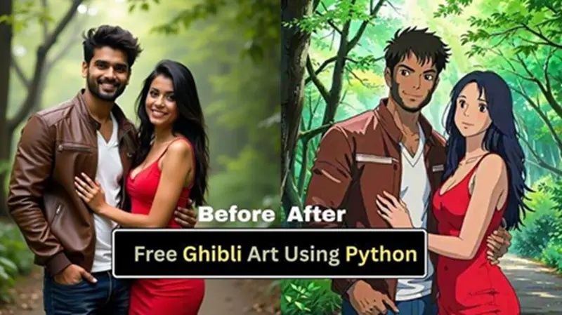 用Python将照片转吉卜力风格