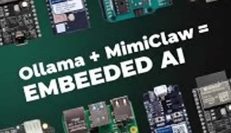 Ollama + MimiClaw = 嵌入式AI