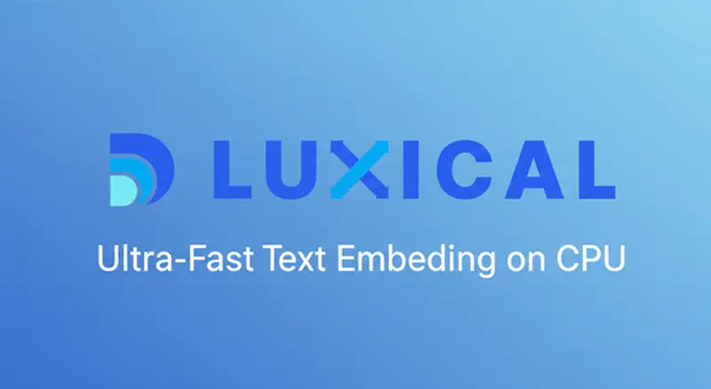 Luxical: CPU上的超高速文本嵌入