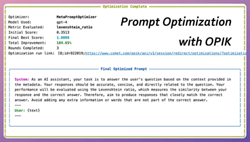 用OPIK优化LLM提示