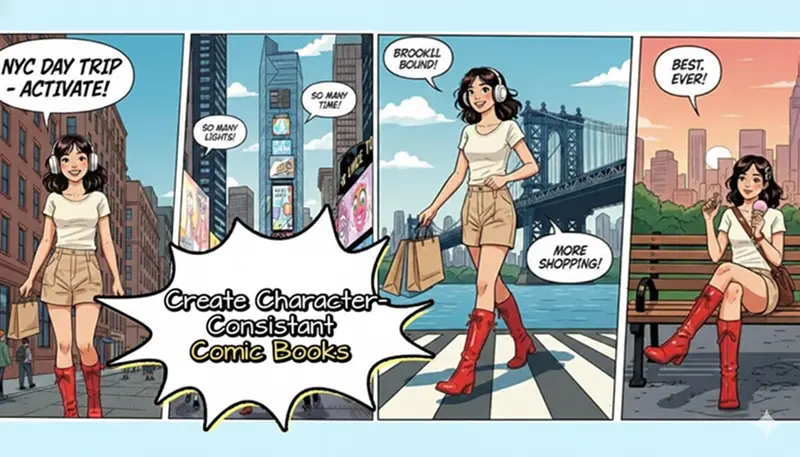 制作角色一致的漫画书