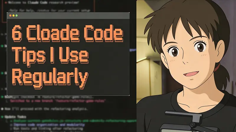 我常用的6个Claude Code技巧