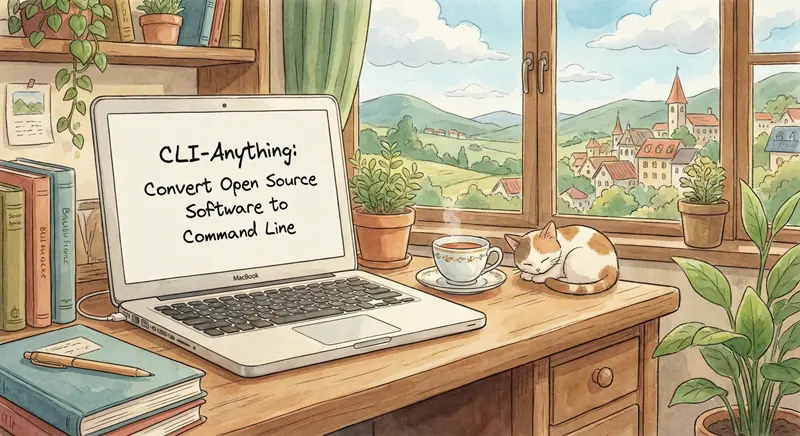 CLI-Anything：开源软件转命令行