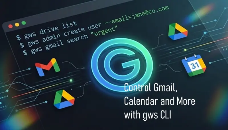 用 Gws CLI控制谷歌邮箱、日程...