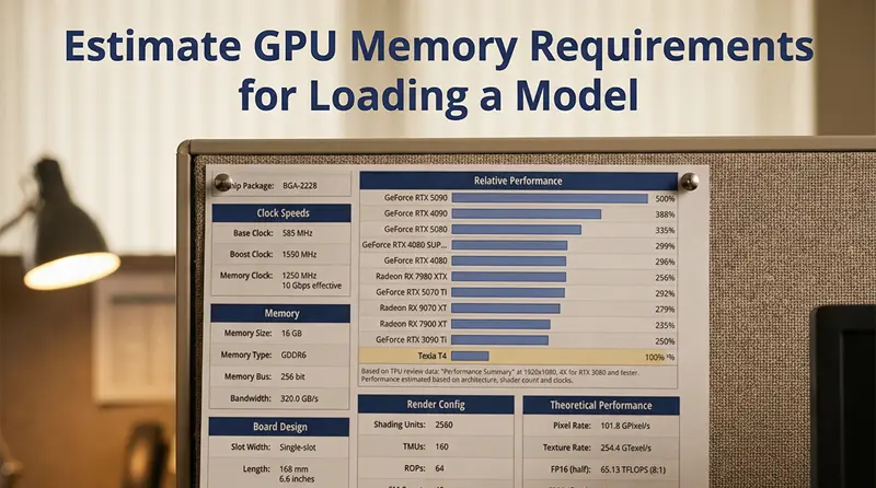 估算加载模型所需的GPU 内存