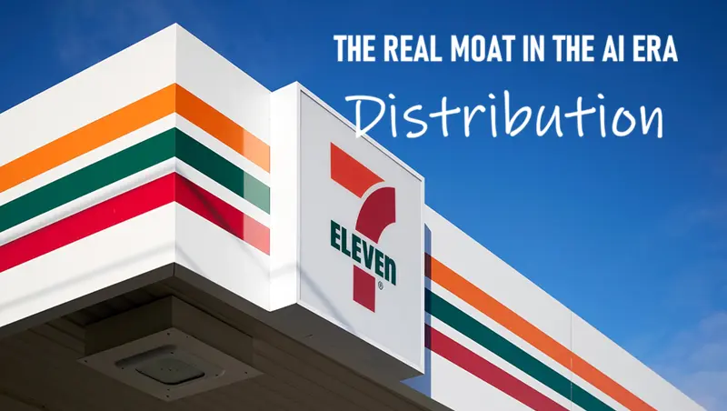 AI时代的护城河：分销