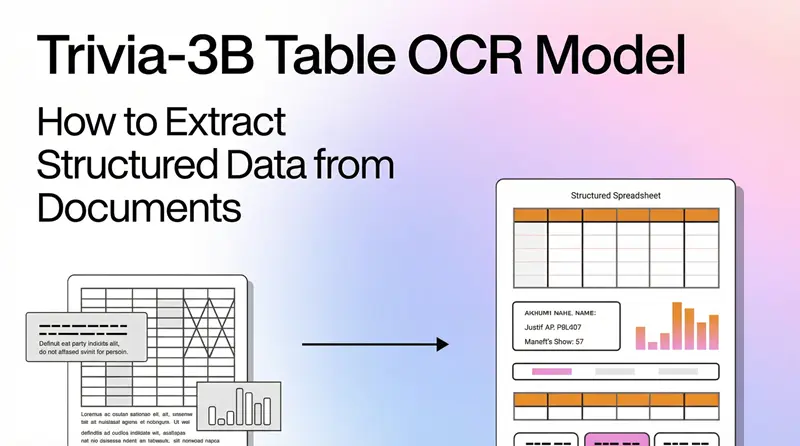 TRivia-3B 表格OCR模型