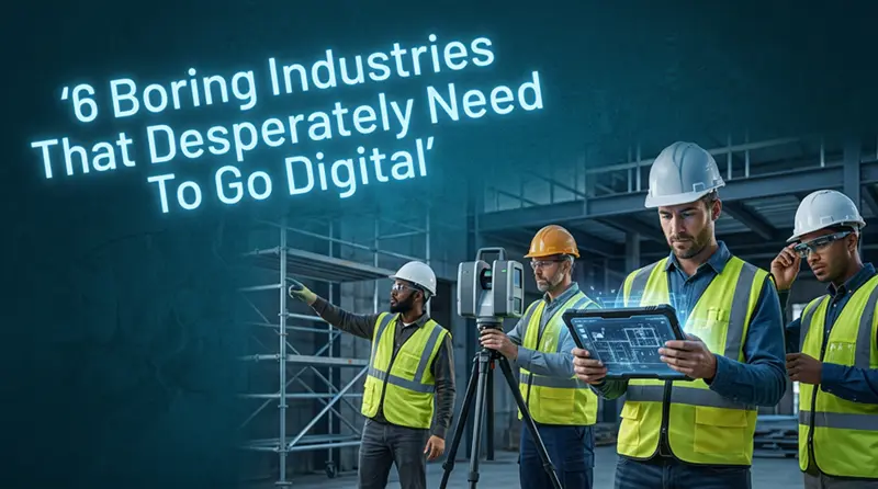 6个急需数字化的无聊行业