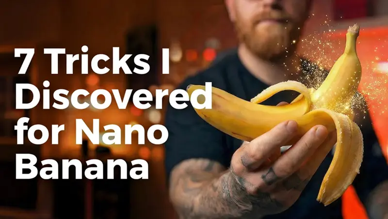 我发现的7个Nano Banana技巧