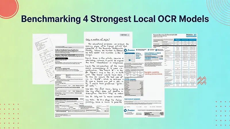 4个最强本地OCR模型实测对比