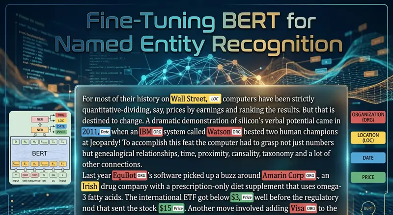 微调BERT进行命名实体识别