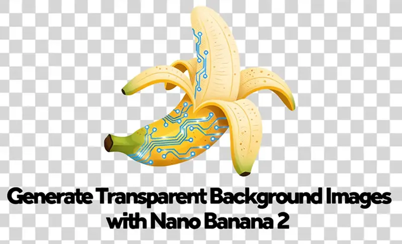 用Nano Banana生成透明背景图像