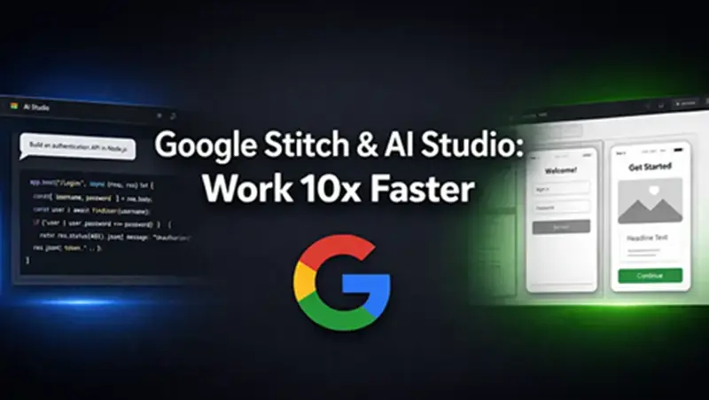 Stitch + AI Studio = 10倍提效