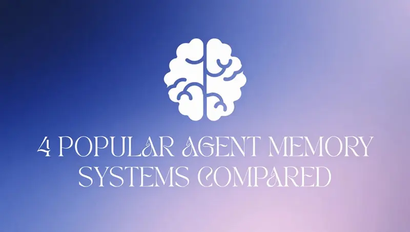 4个主流智能体记忆系统的对比