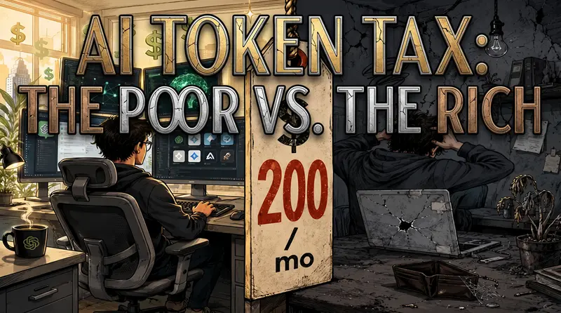 AI token 税：穷人 vs. 富人