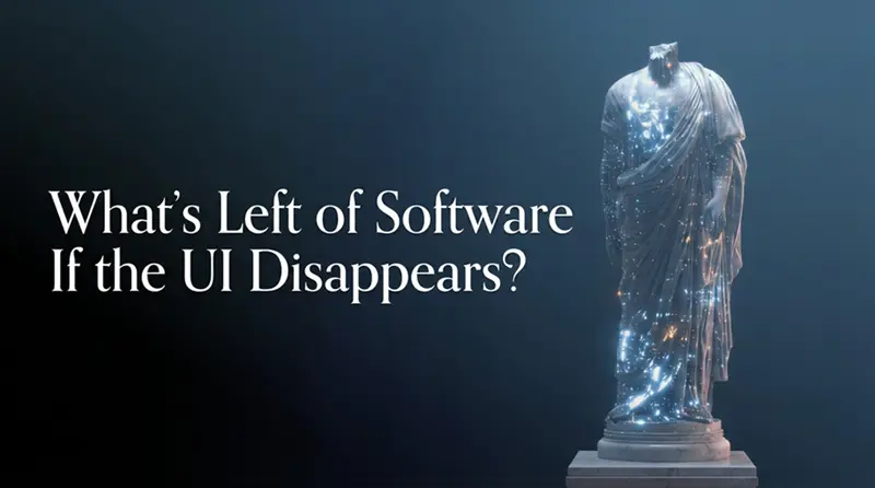 如果UI消失，软件还剩下什么？