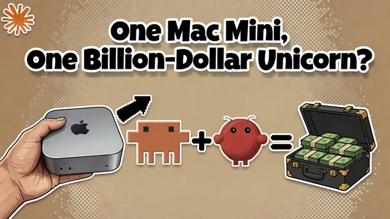1台 Mac Mini 打造百亿独角兽？