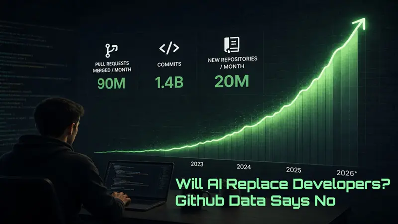 AI 取代开发者？GitHub数据说不