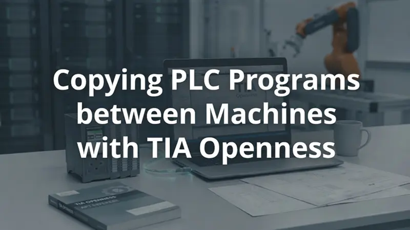 用 Openness 跨机器复制 PLC 程序