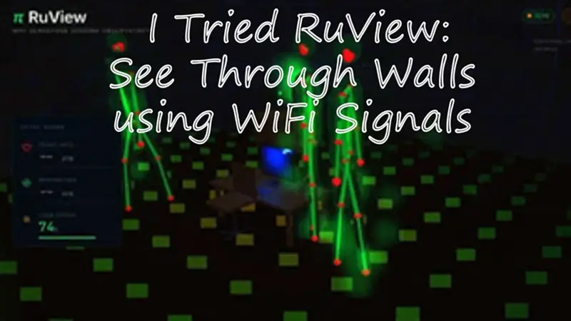 RuView实测：WiFi穿墙透视
